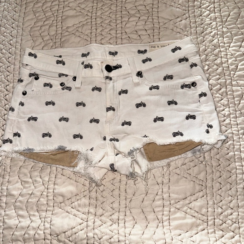 Rag & Bone Motorcycle Shorts